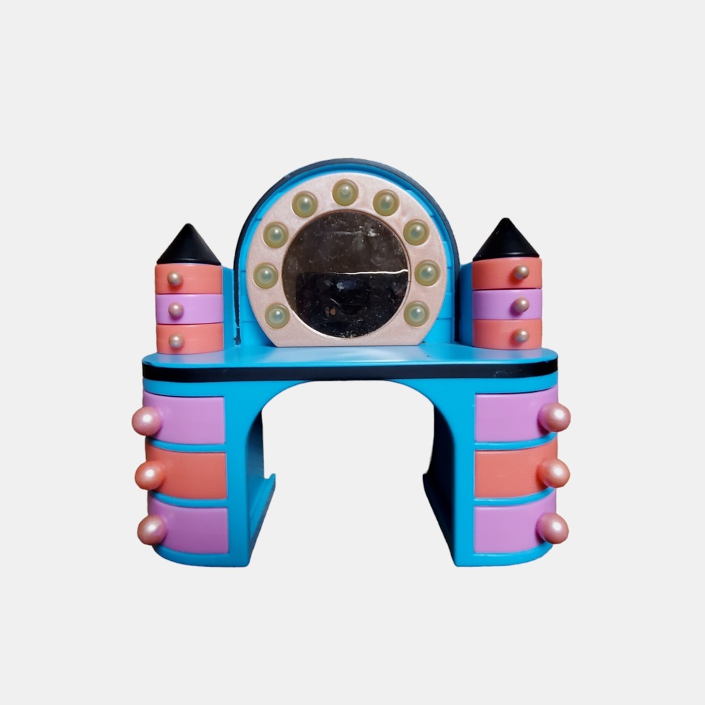 LOL Surprise Doll Vanity/Desk Drawers Pink Blue Doll House Furniture